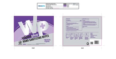 Hand Sanitizing Wipe Alcohol Free (Wipesplus 37524 Hand Sanitizing Wipes 1500ct Refill Bag Label 5.5.25 100023)